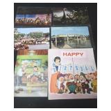 Lot of 6 Disney cards/postcards