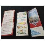 Lot of 3 Disney pamphlets