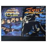 Lot of 2 vintage 1980's comics zorro and the