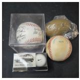 Lot of 4 sports collectibles