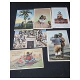 Lot of 6 postcards and cards