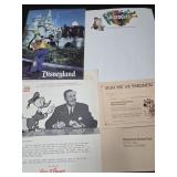 Lot of 4 Disney paperwork