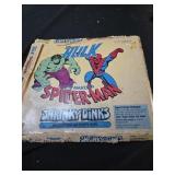Vintage 1979 the amazing Spiderman and the hulk