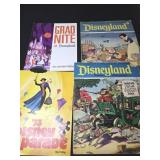 Lot of 4 Disney magazines and books