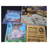 Lot of 4 Disney LP vinyl records