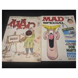 Lot of 2 vintage 1963 and 1973 Mad magazines