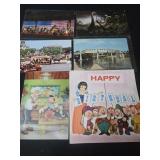 Lot of 6 Disney cards/postcards