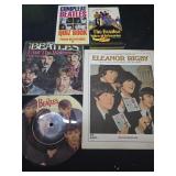 Lot of 5 the Beatles collectibles books, music