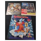 Lot of 3 assorted Disney newspaper and books