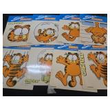 Vintage 1978 Garfield stick ons window or mirror