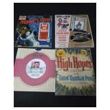 Lot of 3 LP vinyls and Elvis stamp