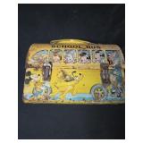 Walt Disney school bus Aladdin tin lunchbox