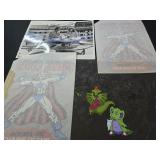 Lot of 4 assorted collectibles signed photo,