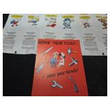 Lot of 2 instructional sheets