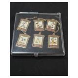 Vintage 2001 Disney happy holidays set of 6 pins