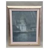 Signed G. Haushalter mixed media