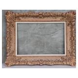 Vintage Louis XV-style carved wood picture frame