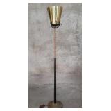 Mid-century Modern Lightolier brass floor lamp