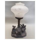 Art Deco figural table lamp
