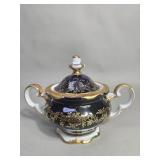 Weimar Porzellan Katharina sugar bowl with lid