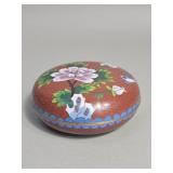 Chinese cloisonne trinket box