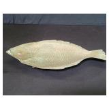 Vintage brass footed fish bowl