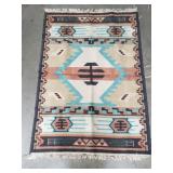 Navajo style machine made rug