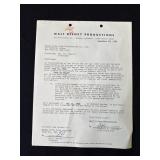 Walt Disney 1956 distribution contract