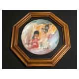 Ted DeGrazia artist hand signed 1977 plate ltd.