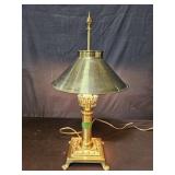 Vintage brass Orient Express replica table lamp