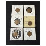 Lot of antique 1909 pennies