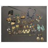 Group of costume jewelry