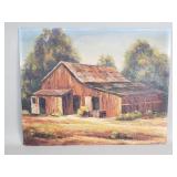 Signed oil on painting