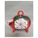 Hand painted Mexican ceramic piggy bank