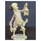 Vintage brass pirate figure