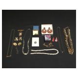 Costume jewelry, 1943 steel penny, silver