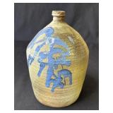 Vintage signed stoneware jug