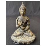 Vintage brass Shakyamuni Buddha statue