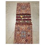 Vintage handmade Persian rug saddle bag