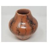 Signed studio pottery vase