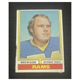 Rare 1975 Topps football cello packs