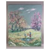 Signe Clifford Silsby oil on canvas depicting a