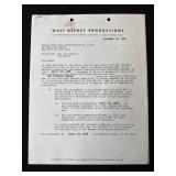 Walt Disney 1956 distribution contract