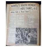 Vintage baseball scrapbook