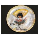 Ted DeGrazia artist hand signed 1979 plate ltd.