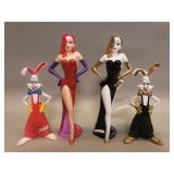 Signed Capodimonte Roger Rabbit porcelain