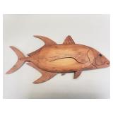 Signed Scott Hare fish trinket box