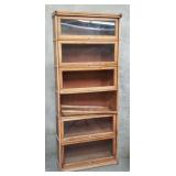 Oak lawyer's bookcase