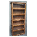 Oak lawyer's bookcase