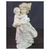 Lladro porcelain 'Playing mom' figure
